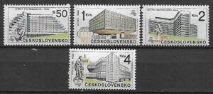 ARCHITEKTURA CZECHOSŁOWACJA MI.2966-2969**