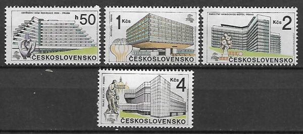 ARCHITEKTURA CZECHOSŁOWACJA MI.2966-2969**