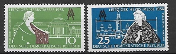 JESIENNE TARGI DDR MI.649-650**