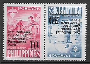 SKUTING FILIPINY MI.673/674**TETEBECHE