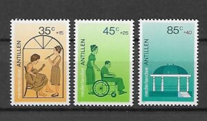 INWALIDZI ANTYLLE HOLENDERSKIE MI.608-610**