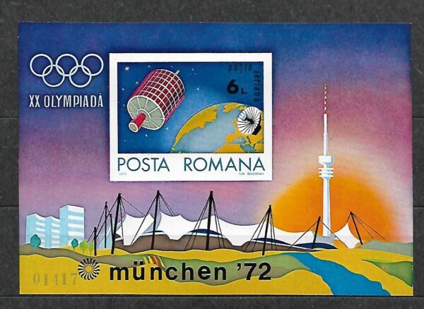 OLIMPIADA LETNIA RUMUNIA MI.BL.98**