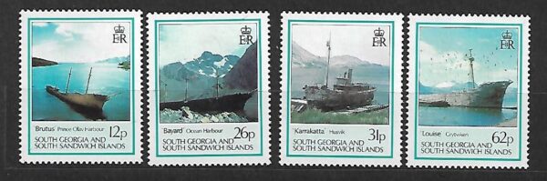 MARYNISTYKA SOUTH GEORGIA MI.186-189**