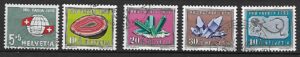 MINERAŁY SZWAJCARIA MI.674-678 KASOWANA