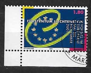 EUROPA LIECHTENSTEIN MI.1256 KASOWANY