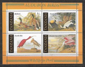 PTAKI WODNE TANZANIA MI.BL.55**