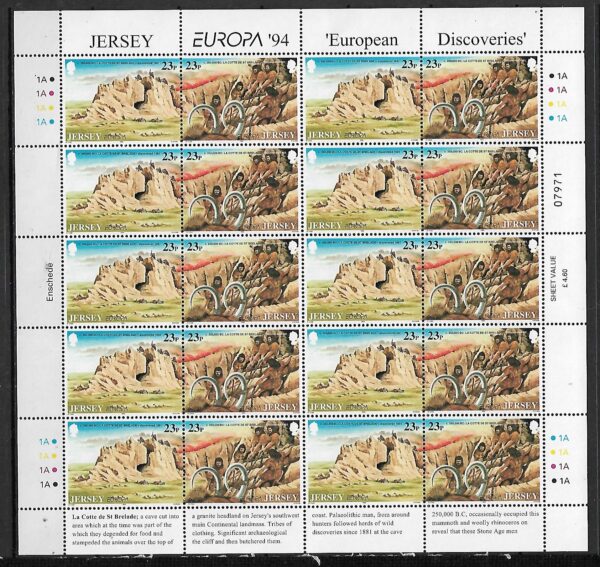 EUROPA  JERSEY MI.ARK.650-653** - obrazek 2