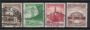 NIEMCY RZESZA MI.665-668 KASOWANY