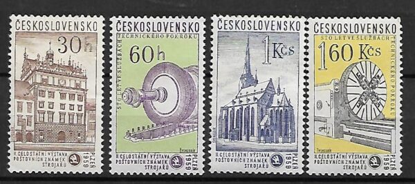 WYSTAWA FILATELISTYCZNA CZECHOSŁOWACJA MI.1133-1136**