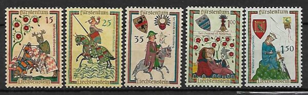 HERBY LIECHTENSTEIN MI.406-410**