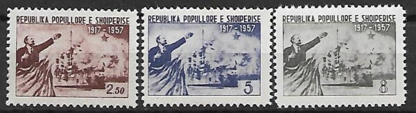 LENIN ALBANIA MI.550-552**