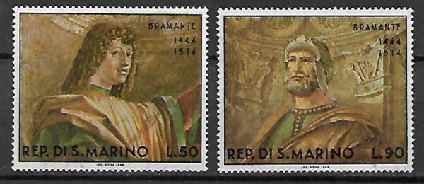 SŁAWNI LUDZIE SAN MARINO MI.927-928**