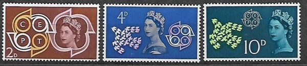 EUROPA CEPT ANGLIA MI.346-348**