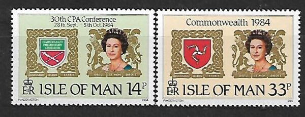 KRÓLOWA ELŻBIETA II WYSPA MAN MI.270-271**