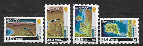 EUROPA CEPT JERSEY MI.278-281**