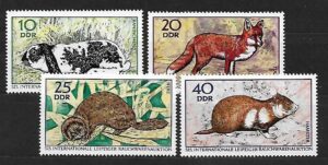 ZWIERZĘTA DDR MI.1541-1544**