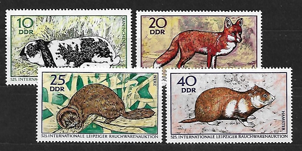 ZWIERZĘTA DDR MI.1541-1544**