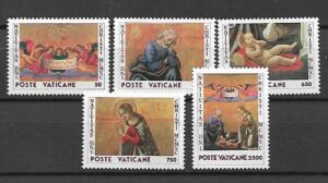 BOŻE NARODZENIE WATYKAN MI.1018-1022**