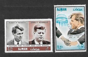 ROBERT F.KENNEDY I JOHN F.KENNEDY AJMAN MI.299-300A**