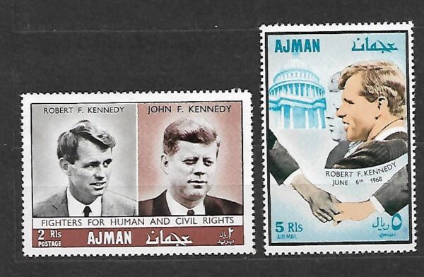 ROBERT F.KENNEDY I JOHN F.KENNEDY AJMAN MI.299-300A**