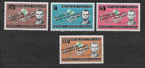 J.F.KENNEDY TOGO MI.407-410A**
