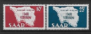 ROCZNICA NIEMCY SAARA MI.260-261**