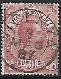 WŁOCHY ZNACZKI PACZKOWE MI. 3 KASOWANE