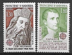 EUROPA CEPT ANDORRA FRANCUSKA MI.305-306**