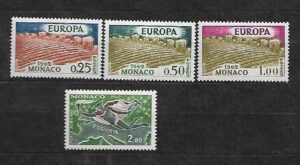 EUROPA MONAKO MI.695-698**