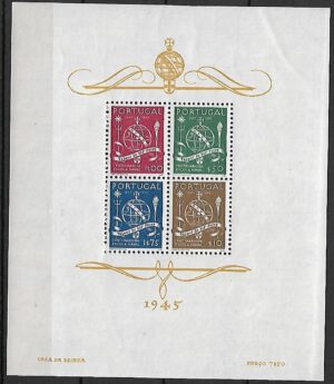 STULECIE SZKOŁY MARYNARKI WOJENNEJ PORTUGALIA MI.BL.9**