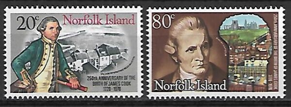 KAPITAN COOK NORFOLK MI.223-224**