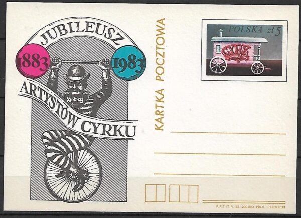 Cp.FI.828**100-LECIE POLSKIEGO CYRKU