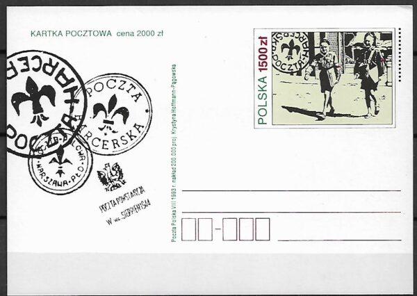Cp.FI.1052** HARCERSKA POCZTA POLOWA