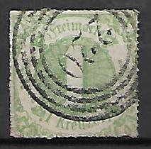 KSIĘSTWO NIEMIECKIE THURN UND TAXIS MI.41 KASOWANY