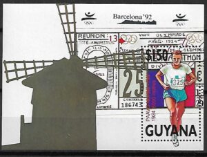 BIEGACZ GUYANA MI.BL.194** RÓŻNE NADRUKI