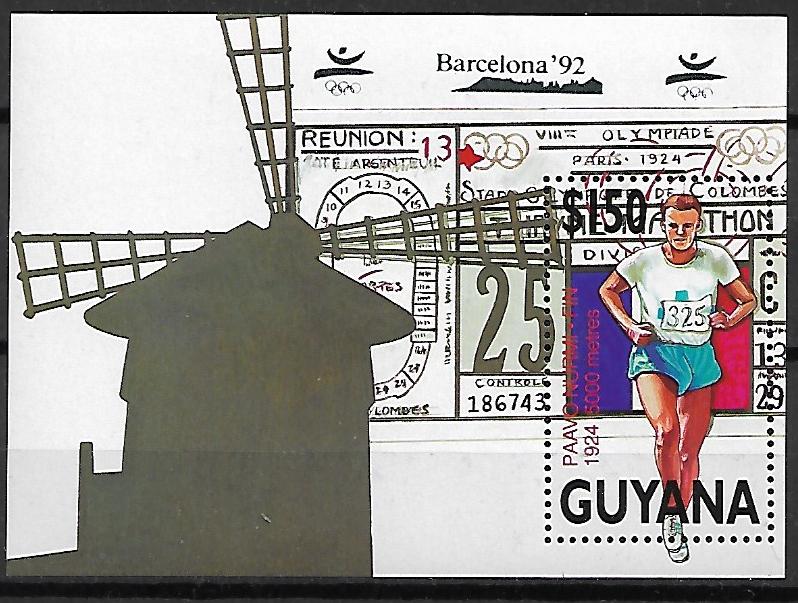 BIEGACZ GUYANA MI.BL.194** RÓŻNE NADRUKI