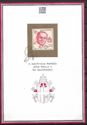 JAN PAWEŁ II SŁOWACJA MI.229 KARNET