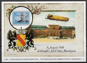 ZEPELLIN NIEMCY MI.539** NOWODRUK W BLOKU