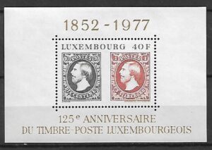 DZIEŃ ZNACZKA LUXEMBURG MI.BL.10**