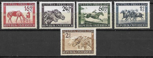 KONIE AUSTRIA MI.785-789**