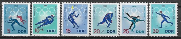OLIMPIADA ZIMOWA DDR MI.1335-1340**