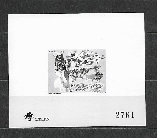 EUROPA PORTUGALIA AZORY MI.467**CZARNODRUK