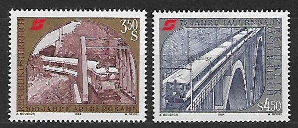 KOLEJNICTWO AUSTRIA MI.1785-1786**