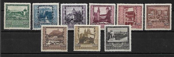 ARCHITEKTURA AUSTRIA MI.433-441**