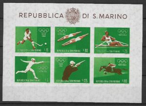 OLIMPIADA LETNIA SAN MARINO MI.BL.7**