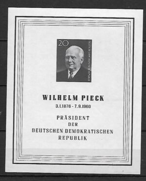 SŁAWNI LUDZIE DDR MI.BL.16**