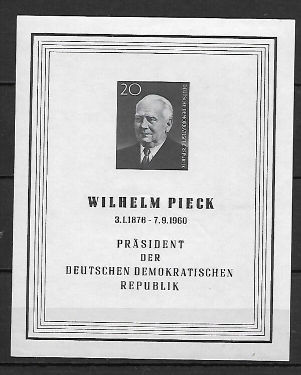 SŁAWNI LUDZIE DDR MI.BL.16**