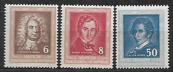 SŁAWNI LUDZIE DDR MI.308-310**