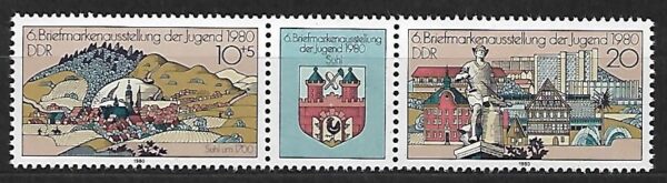 WYSTAWA FILATELISTYCZNA DDR MI.2532-2533**