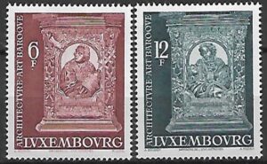 SZTUKA LUXEMBURG MI.952-953**